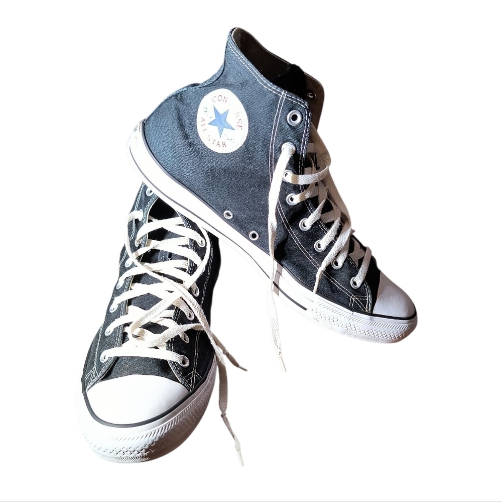 Converse Classic All-Star Black and White High-Top Sneakers Size Men 13/Women 15